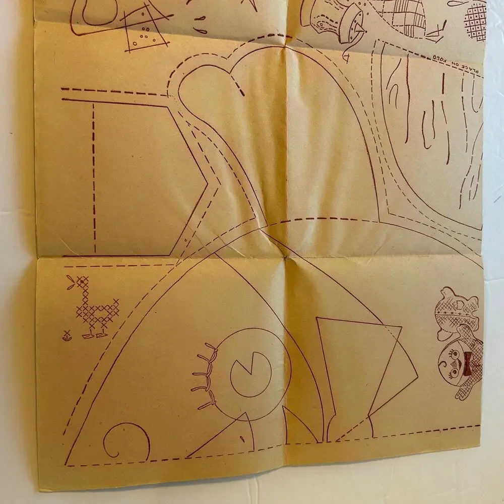 Vintage Mail Order Crosstitch Pattern #96 Humpty‎ Dumpty, Chair Set, Salad Bowl